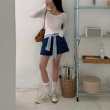 [BELLIDE MADE] 8 colors テンセルレイヤードUネックTシャツ