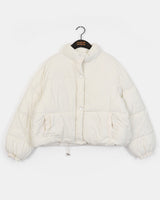 Chetky Basic Pastel Wellon Short Padded Jacket