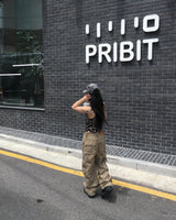 Brown Y2K cargo pants