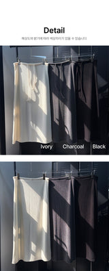 Soft golgi long skirt(3color)