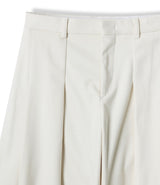 Matty Wool Deep Tuck Wide Slacks