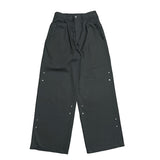  Motion 2WAY Snap Pintuck Wide Banding Long Pants (4 colors)