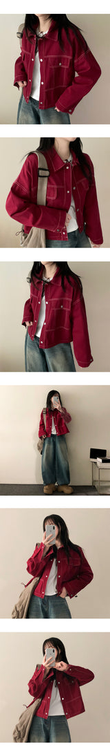 Dattistich Hem String Cotton Jacket