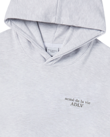 25FW BASIC LOGO NAPPING HOODIE MELANGE