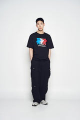 25SS フレンチエイリアンショートスリーブTシャツ ブラック