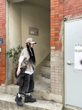 Leo Pigment Hooded Two-Way Vest