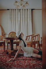 LUNA BELLBOY CAP cream