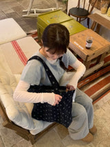 【MADE】Dot Tote corduroy bag [navy]