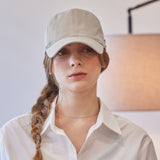 VA Curved Stud Ball Cap / Beige