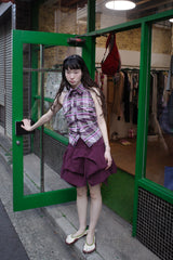 ローラホルターシャツ (PINK)