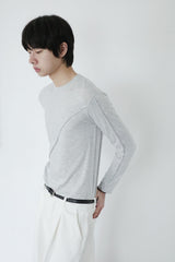 diagonal long sleeve
