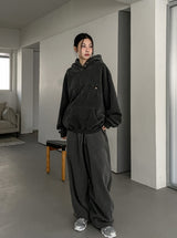 Daisy Patch Brushed Pigment Snap Training Pants