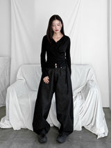  BALLON BLACK DENIM PANTS