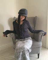 Hobin Frill Knit Cardigan