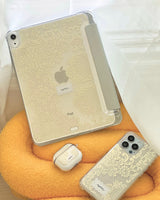 エンジェル ヴェール レース iPadケース レインボー 12.9〜13インチ