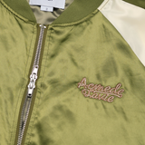 25SS ROPE EMBO COLORATION BOMBER JACKET  KHAKI
