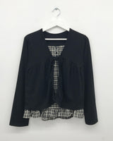 Haven Frill Check Blouse (2color)