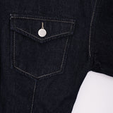 denim mini one-piece