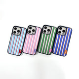 【MADE】スリーピー ストライプ ピンクドリーム iPhoneケース [Glossy Glass/Magsafe]