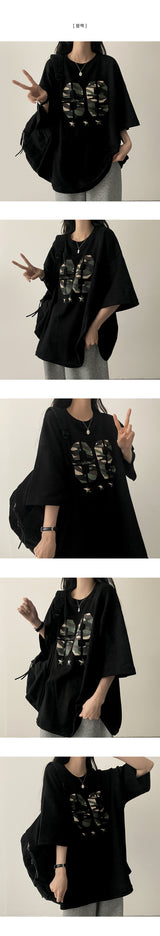 Number 90 Camo ボックスフィット半袖