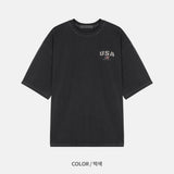 LMN リオUSAピグメント半袖Tシャツ (4 colors)
