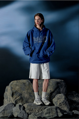 Youth Club Pintuck Oversized Fit Hoodie