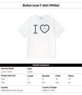 Button Love T-shirt (White)