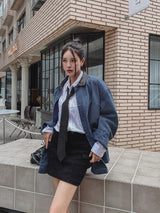 Kenin incision cargo miniskirt
