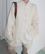 Boehm Boksarthy high neck two-way cardigan (outer)