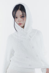 アンフーディーカーディガン ivory