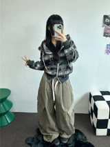 コーデュロイビッグカーゴバルーンロングパンツ 🤍💛💚2カラー