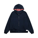 Hybrid Check Point Hoodie Zip-up 233024012