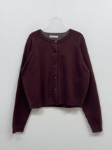 Viscose Raglan Round Neck Cardigan
