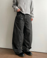 Spark Embroidery Dyed Pants