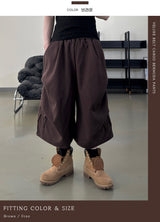 Veluke Belt Cargo Bermuda Pants