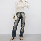 Jedney V-neck button knitwear