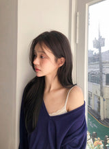 フェミニンレースクロップキャップスリーブレス (3color)
