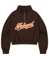 SCRIPT LOGO CROP HALF ZIP UP