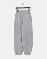 Leah Studded Banding Wide Training Jogger Pants