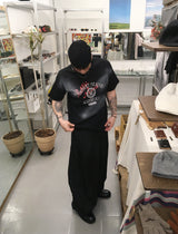 No.1724 desert spray printing half T