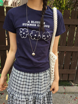ブロッサム クルーネック Tシャツ (4color)