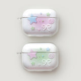 [AirPods] スターパーティクルハードケース (Pink) (only case)