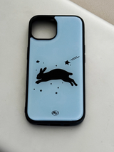 [MADE] Jump Rabbit Epoxy Bumper Case (Sky)