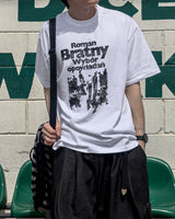 ウィーバー プリント オーバーサイズ ハーフスリーブ Tシャツ