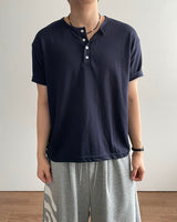 デイ ヘンリーネック クロップ ショートスリーブTシャツ