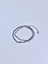 All surgical seel new wave layered string bracele