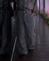 Hunter Rivet Denim Pants (Deep Blue)