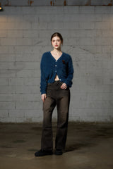 DIANA KNIT CARDIGAN / BLUE