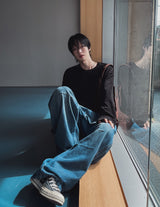 Quro ネックレス リブTシャツ