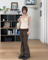Vine Shibori Back Pocket Bootcut Pants